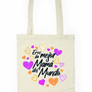 BOLSA TELA MAMA CORAZONES