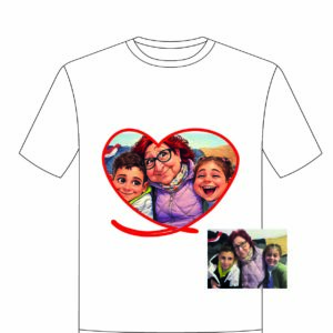 CAMISETA CORAZON FOTO