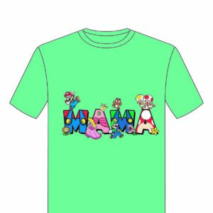 CAMISETA MAMA MARIO BROSS